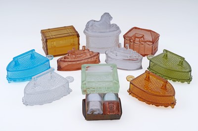 Lot 392 - A collection of 19th Century and later pressed glass