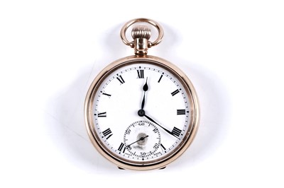 Lot 805 - Dimier Freres & Cie, Switzerland, for Selezi: a 9ct yellow cased open faced pocket watch