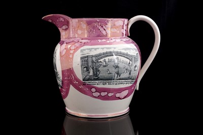 Lot 429 - A Sunderland lustre jug