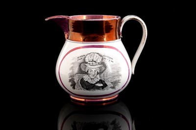 Lot 430 - A Queen Caroline commemorative jug