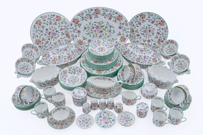 Lot 381 - A comprehensive Minton ‘Haddon Hall’ pattern tea, dinner and coffee service