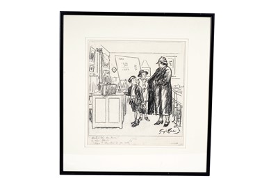 Lot 1630 - George Frederick Arthur Belcher - What have you got in that bag, teacher? My wages... | drawing