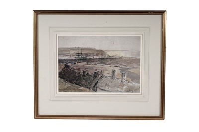Lot 1666 - George Horton - Whitby | mixed media