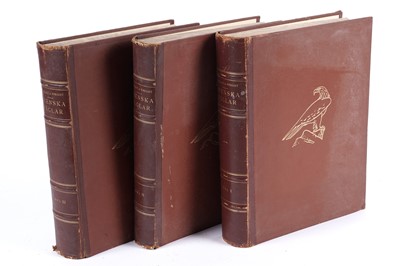 Lot 222 - Three volumes of Svenska Faglar Efter Naturen Och Pa Sten Ritade