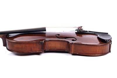 Lot 40 - A violin stamped 'Stainer'