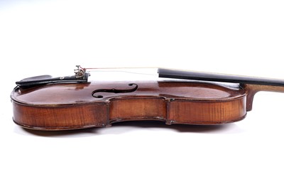 Lot 40 - A violin stamped 'Stainer'