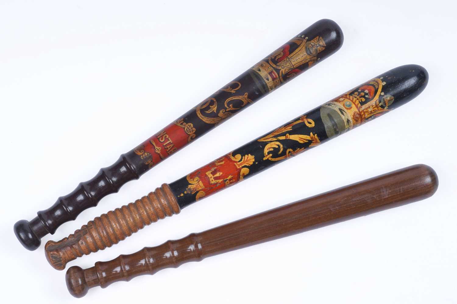 Lot 298 - Three truncheons