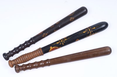 Lot 298 - Three truncheons
