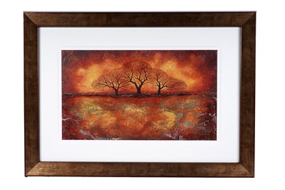 Lot 551 - Kerry Darlington - Three trees | mixed media