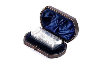 Lot 698 - A Victorian silver scent bottle