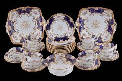 Lot 420 - A Coalport ‘bat wing’ pattern tea service