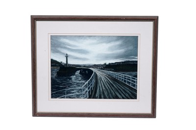 Lot 514 - Keith Blessed - Whitby | pastel