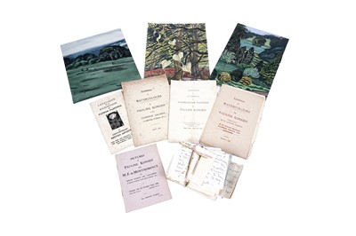 Lot 1632 - Pauline Konody - A collection of letters and three watercolours