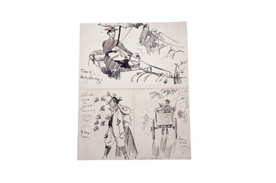 Lot 1633 - Byam Shaw - There Are a Good Many Flies This Year | pen and ink
