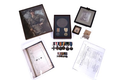 Lot 680 - A Military Cross and WWI pair awarded to two brothers