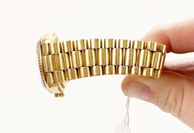 Lot 760 - Rolex Oyster Perpetual Day-Date: an 18ct yellow gold automatic superlative chronometer wristwatch