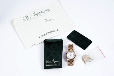 Lot 760 - Rolex Oyster Perpetual Day-Date: an 18ct yellow gold automatic superlative chronometer wristwatch