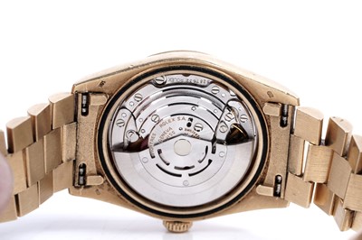 Lot 760 - Rolex Oyster Perpetual Day-Date: an 18ct yellow gold automatic superlative chronometer wristwatch