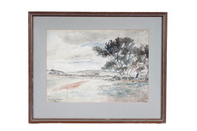 Lot 676 - John Wilson Jowsey - Landscape with cloud scudded sky | watercolour