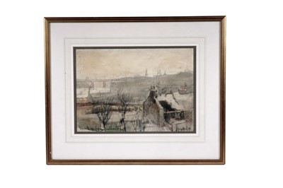 Lot 682 - George Edward Horton - Newcastle On Tyne - in Winter | watercolour