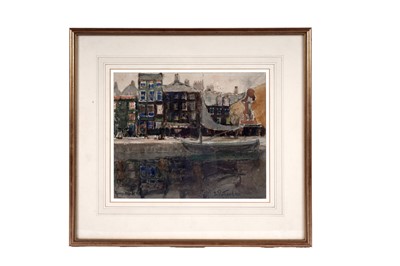Lot 651 - George Edward Horton - In Rotterdam | watercolour