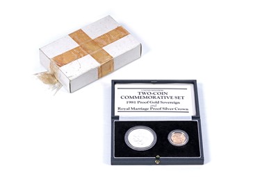 Lot 301A - Royal Mint Proof Sovereign and Silver coin set