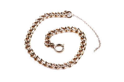 Lot 237 - A 9ct gold curb link bracelet