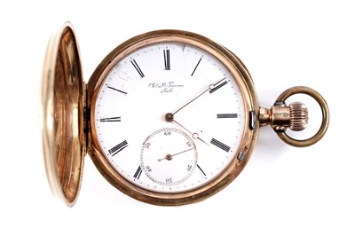 Lot 799 - Charles Louis Faivre, Locle: an 18ct yellow gold cased hunter pocket watch