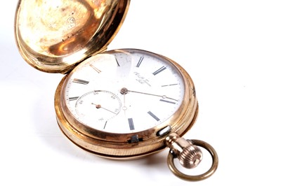 Lot 799 - Charles Louis Faivre, Locle: an 18ct yellow gold cased hunter pocket watch