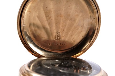 Lot 799 - Charles Louis Faivre, Locle: an 18ct yellow gold cased hunter pocket watch