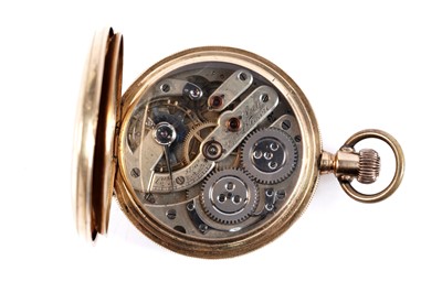 Lot 799 - Charles Louis Faivre, Locle: an 18ct yellow gold cased hunter pocket watch