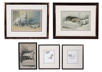 Lot 1546 - After Cecil Aldin - Keep an Eye on Master, and The Pimple and His Friend | a group of various prints