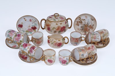 Lot 264 - A late 19th Century Doulton Burslem part coffee service