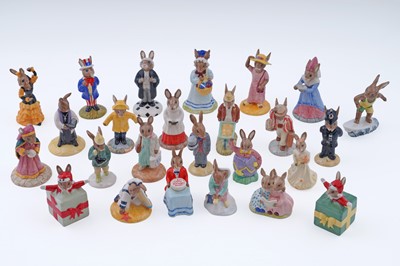 Lot 286 - A collection of twenty-five boxed Royal Doulton ‘Bunnykins’ ceramic figures