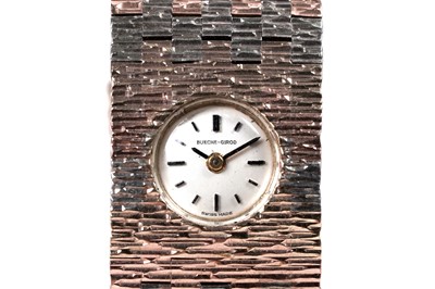 Lot 780 - Bueche Girod: a 9ct yellow, white and rose gold cocktail watch