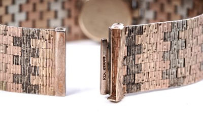 Lot 780 - Bueche Girod: a 9ct yellow, white and rose gold cocktail watch