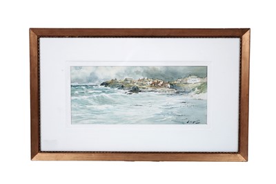 Lot 1649 - Thomas Swift Hutton - A Stormy Day, Seaton Sluice | watercolour