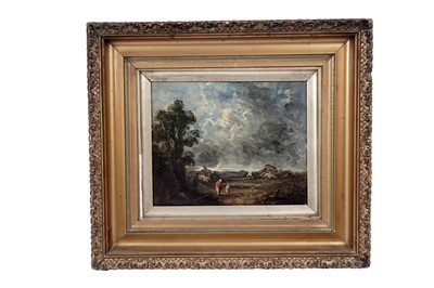 Lot 1588 - After John Constable - Blustery Landscape View | oil