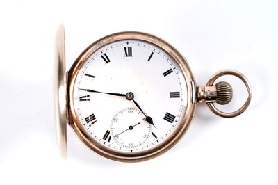 Lot 797 - A 15ct yellow gold cased hunter pocket watch