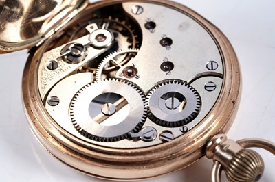 Lot 797 - A 15ct yellow gold cased hunter pocket watch