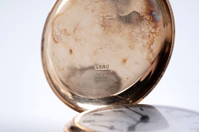 Lot 797 - A 15ct yellow gold cased hunter pocket watch