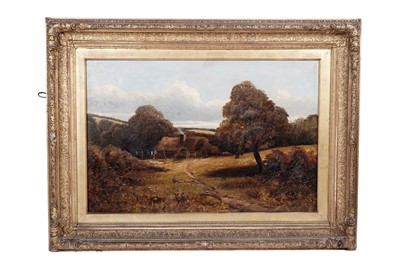Lot 1577 - Charles Herbert - Landscape with drying washing | oil