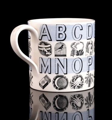 Lot 71 - An Eric Ravilious Wedgwood Alphabet mug