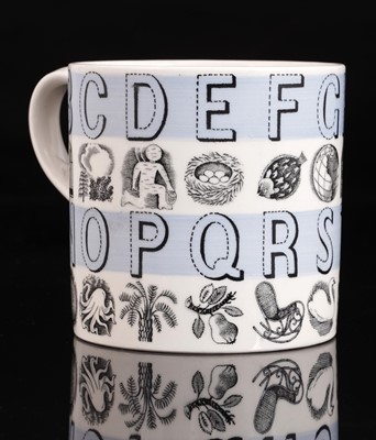 Lot 71 - An Eric Ravilious Wedgwood Alphabet mug