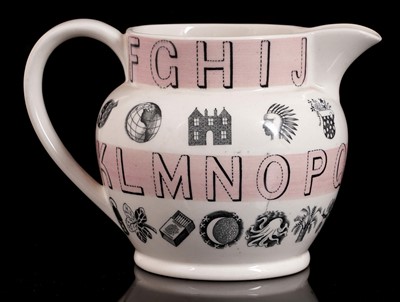 Lot 72 - An Eric Ravilious Alphabet jug