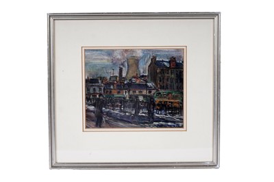 Lot 29 - Anthony Armstrong - Pinkston Cooling Tower, Glasgow | pastel