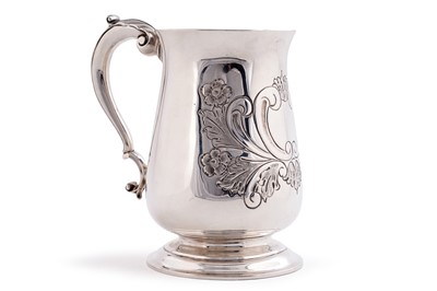 Lot 579 - A Victorian silver tankard by Garrards
