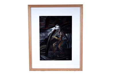 Lot 15 - Harry Malkin - Everyone Has Their Own Cross to Bear | oil