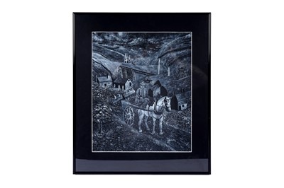 Lot 16 - Heron - The Coal Man | oil