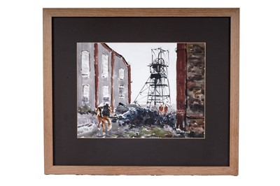 Lot 35 - Ken Hayes - Last Shift | watercolour